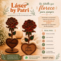 Rosas de madera personalizadas