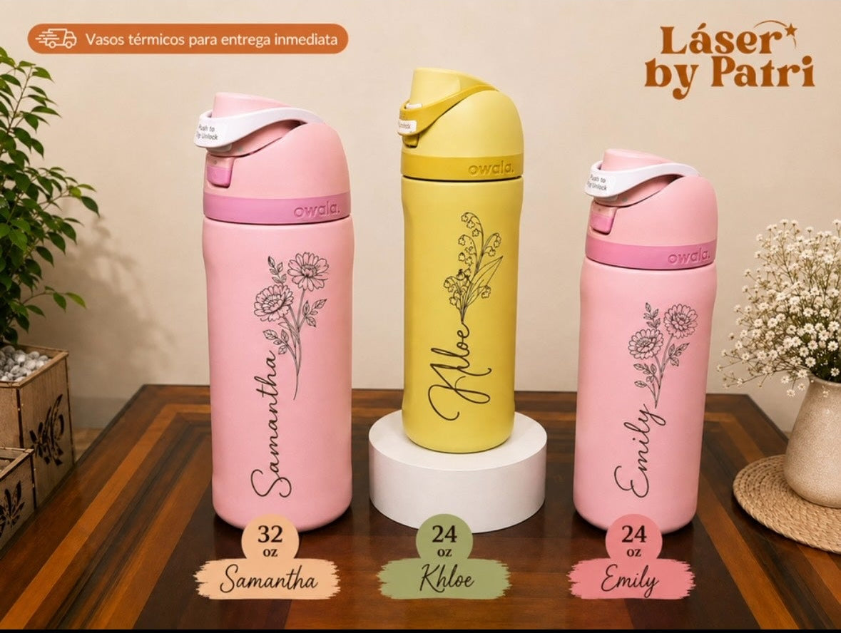 Grabado personalizado en vasos térmicos
